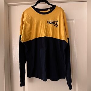 Original League yellow and navy lumberjacks spirit tee size medium